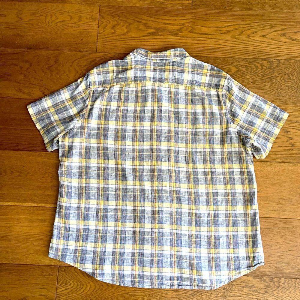 🔥 Levi’s Men’s 1-Pocket Button-Up Shirt – XXL – Linen Blend 🔥 - Picture 2 of 4